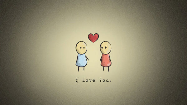 Wallpaper Text, You, With, And, Heart, Cartoons, Love