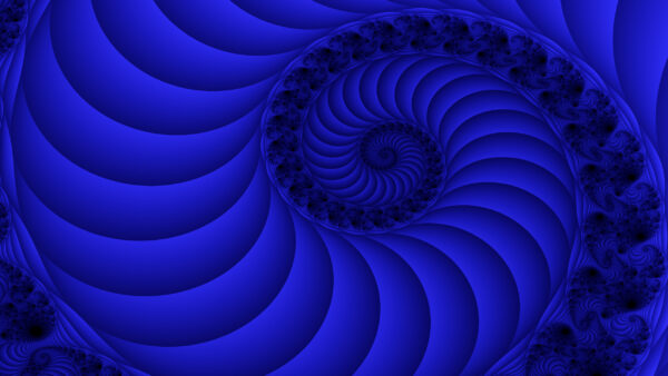 Wallpaper Desktop, Fractal, Blue, Swirl, Abstract, Art