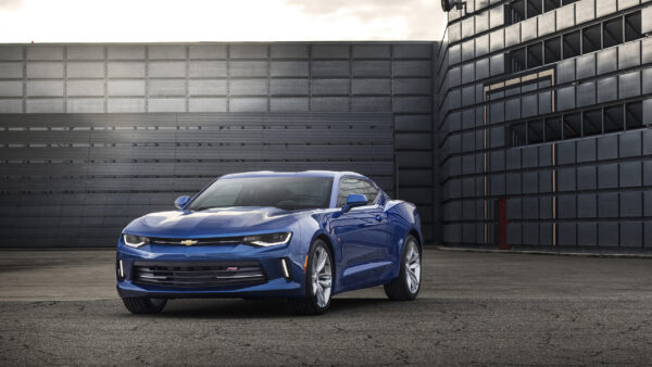 Wallpaper Blue, Car, Chevrolet, Cars, Coupe, Camaro, Muscle