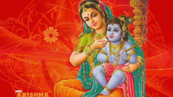 Wallpaper Little, Krishna, Shri