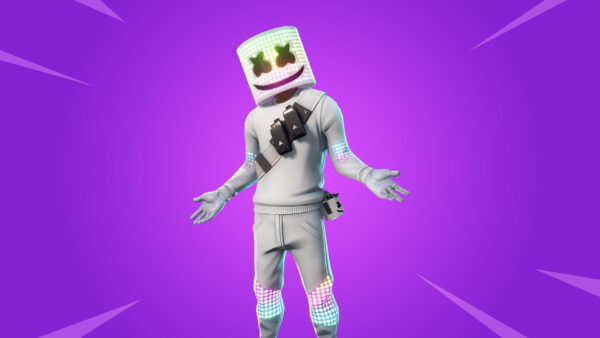 Wallpaper Fortnite, Marshmello