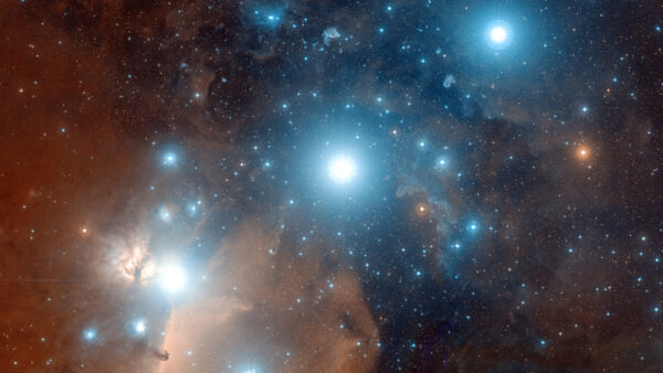 Wallpaper Stars, Blue, Clouds, Desktop, Space, Brown, And