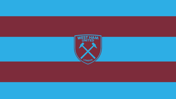 Wallpaper Emblem, Maroon, Lines, West, F.C, Ham, Soccer, Blue, United, Logo