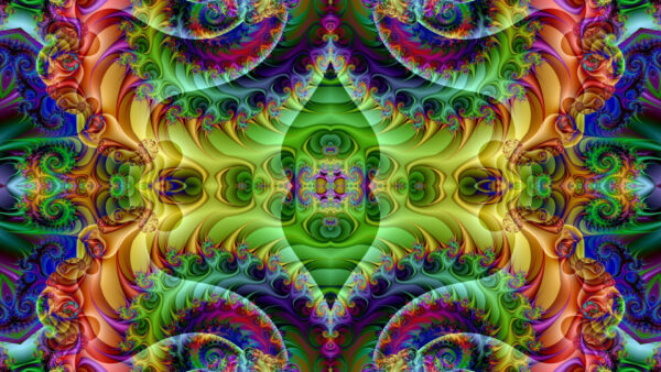 Wallpaper Colorful, Shapes, Trippy, Pattern, Art