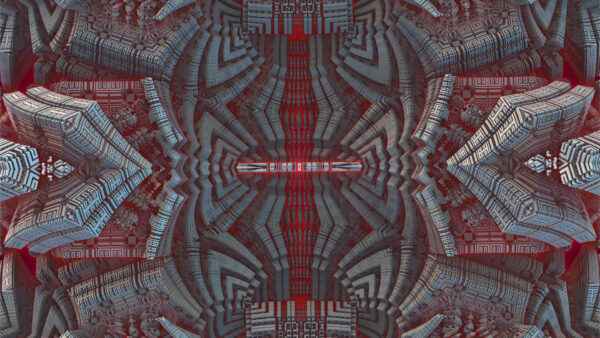 Wallpaper Squares, Stripes, Red, Abstract, Fractal, Grey, Desktop