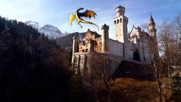 Wallpaper Castle, Dragon