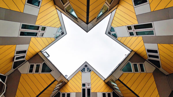 Wallpaper Rotterdam, Cube, Houses