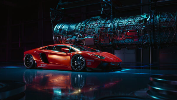 Wallpaper Aventador, Lamborghini