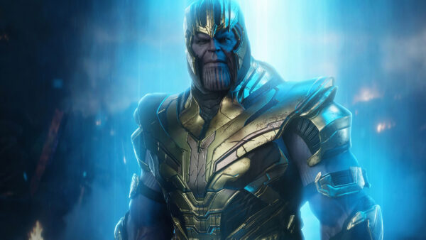 Wallpaper Lighting, Thanos, Endgame, Desktop, Background, With, Avengers