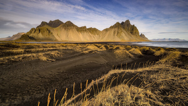 Wallpaper And, Sky, Blue, Desktop, Under, Beach, Vestrahorn, Nature, Mountain, Iceland, Cloudy