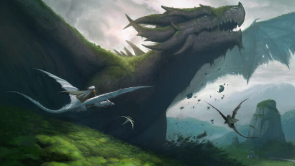 Wallpaper Fantasy, Looking, Dragon, Desktop, Dreamy