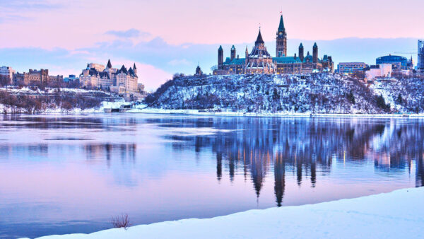 Wallpaper Hill, Ottawa, With, Parliament, Reflection, Lake, Travel, Canada