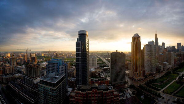 Wallpaper Desktop, Mexican, City, High, Rise, Buildings