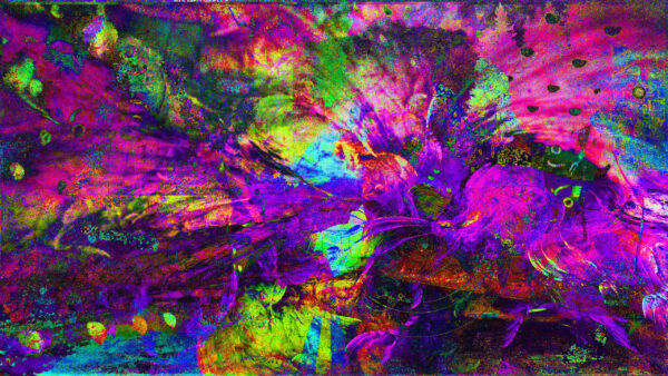 Wallpaper Art, Abstract, Painting, Glitch, Multicolored, Desktop