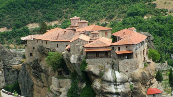 Wallpaper Travel, Palace, Monastery, Cliff