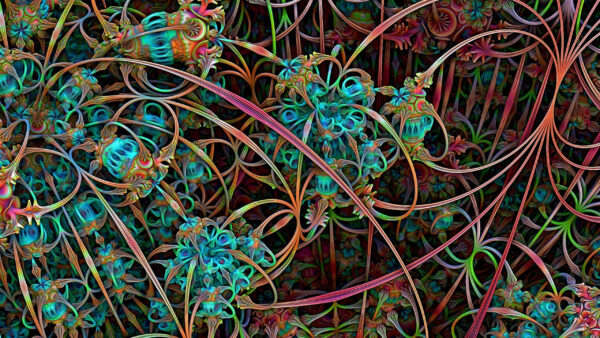 Wallpaper Fractal, Abstract, Artwork, Abstraction, Colorful