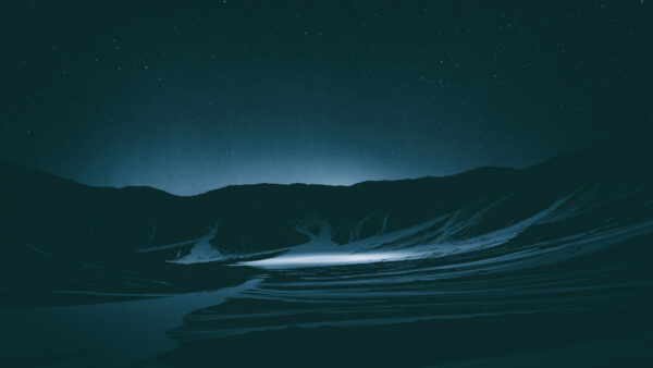 Wallpaper Under, Milkyway, Mobile, Nature, Nighttime, During, Covered, Stars, Mountains, Desktop, Snow