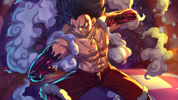 Wallpaper One, Background, Piece, Smokes, Colorful, Luffy, Monkey