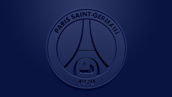 Wallpaper Saint, Logo, Dark, Blue, Germain, Background, Paris, PSG