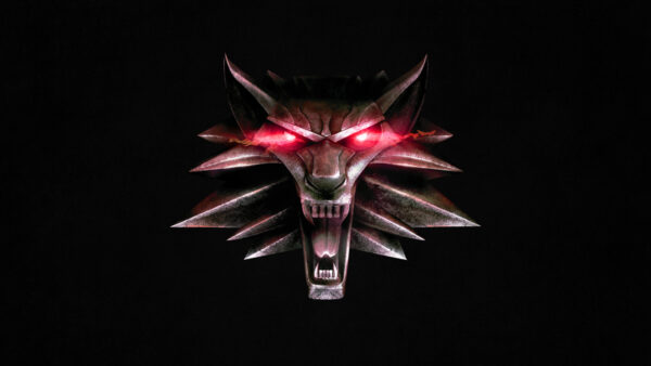 Wallpaper The, Witcher, Red, Eyes, Symbol, Wolf