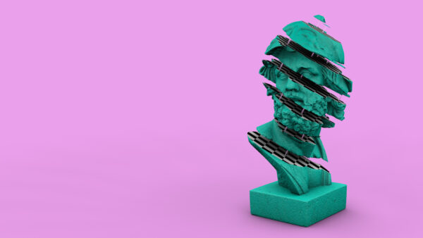 Wallpaper Desktop, Bust, Pink, Background, Vaporwave