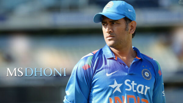 Wallpaper Cap, Background, Dress, Dhoni, Wearing, Blue, Sports, And, Standing, Blur