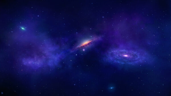 Wallpaper Galaxies, Black, Splendid, Desktop, Sky, Galaxy, And, Blue