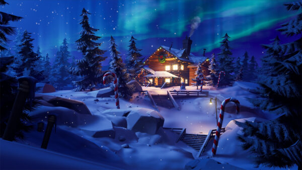 Wallpaper Fortnite, Winterfest