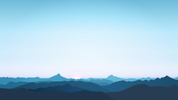 Wallpaper Mountains, Minimal