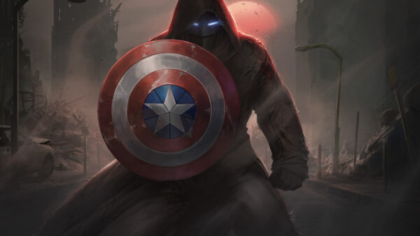 Wallpaper Shield, America, Marvel, Captain, Artwork