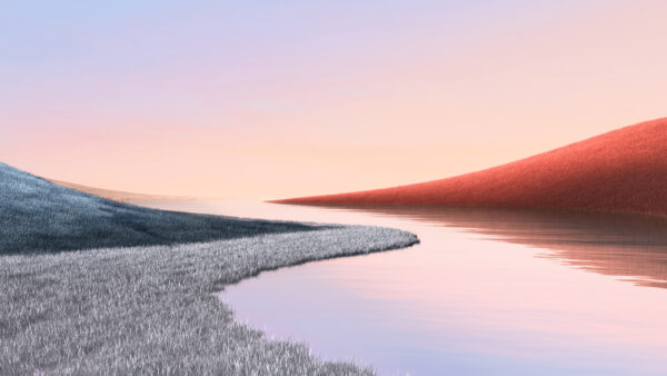 Wallpaper Landscape, Surface, Microsoft