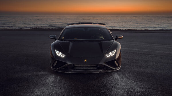 Wallpaper Evo, Sport, Huracan, Cars, Lamborghini, Car, Black, Desktop