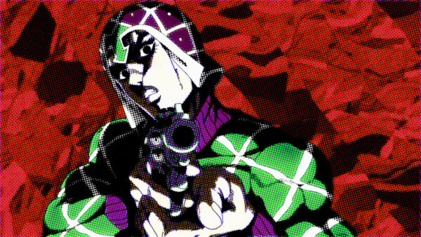 Wallpaper JOJO, Gun, Pointing, Desktop, With, Mista, Red, Anime, Background, Guido