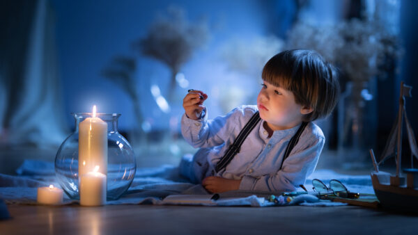 Wallpaper Blur, Cute, Dress, Floor, Boy, Background, Down, Little, Lying, White, Wearing