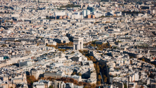 Wallpaper Travel, France, Paris, Aerial, View, City, Desktop