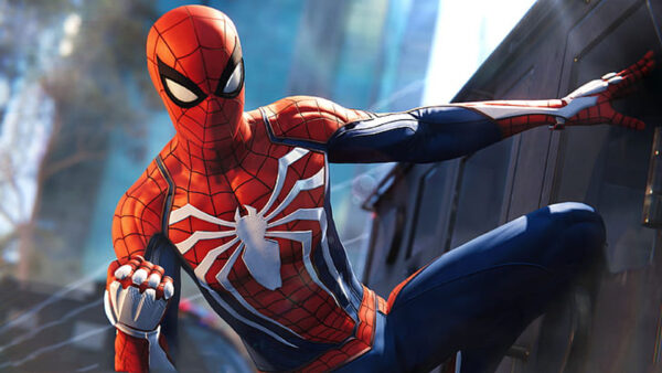 Wallpaper Spiderman, Background, Blue, Suit, Blur, Red