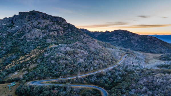 Wallpaper Trees, Nature, Aerial, Mobile, View, Mountains, Road, Desktop