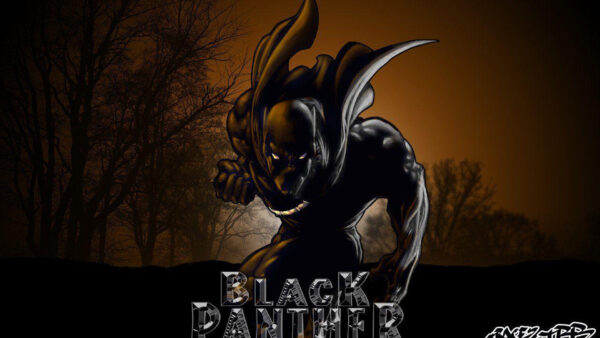 Wallpaper Background, Desktop, Black, Marvel, Panther, Forest