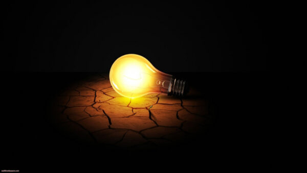 Wallpaper Yellow, Dry, Black, Bulb, Background, Land, Light