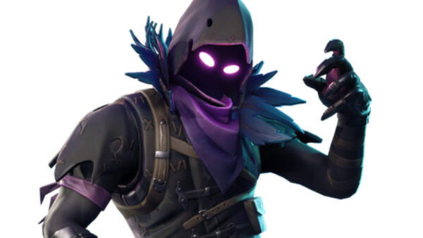 Wallpaper Background, Fortnite, Raven, Skin, White