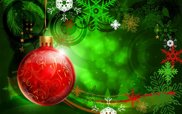 Wallpaper Colorful, Decoration, Christmas