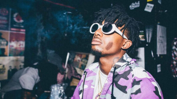 Wallpaper Wearing, Desktop, Coat, Goggles, Carti, With, And, Black, Playboi, Music, Purple, White, Tshirt, Looking