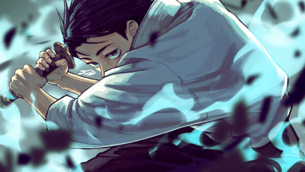 Wallpaper Okkotsu, Black, Jujutsu, Eyes, Boy, Yuta, Kaisen, Hair, Blue