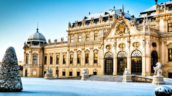 Wallpaper Travel, Vienna, Belvedere, Palace, Baroque, Austria