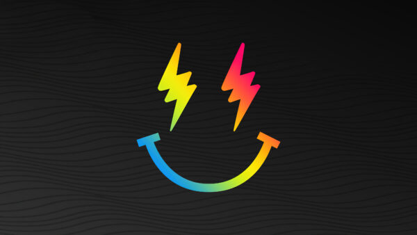 Wallpaper Black, Smiley, Logo, Fortnite, Background