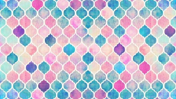 Wallpaper Spoonflower, Shapes, Colorful, Desktop