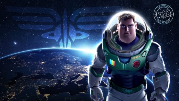 Wallpaper Lightyear, Background, Buzz, Space