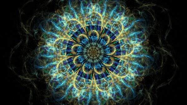 Wallpaper Fractal, Trippy, Pattern, Colorful, Mandala