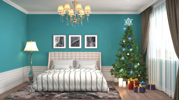 Wallpaper Desktop, Tree, Bedroom, Christmas, Decorations, With