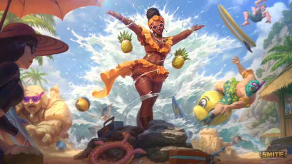 Wallpaper Yemoja, Smite